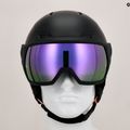 Ски каска Salomon Icon LT Visor S2 black/pink/gold 12