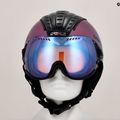Ски каска CASCO SP-2 Photomatic Visor структуриран небесен градиент матов 9