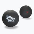Топки за скуош Wilson Staff Ball Red Dot 3 бр. черни.