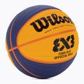 Wilson Fiba 3x3 Game син/жълт баскетболен размер 6 2