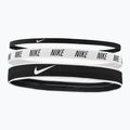 Ленти за глава Nike Tidth 3 бр. black/white/black