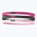 Лента за глава Nike Elastic Headbands 2.0 3 бр. spark/gridiron/pink glaze