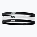Лента за глава Nike Elastic Headbands 2.0 3 бр. black/white/black