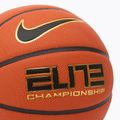 Баскетболна топка Nike Elite Championship 8P 2.0 Deflated amber court/ black/metallic gold/ black размер 6 3