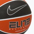 Баскетболна топка Nike Elite All Court 8P 2.0 Deflated amber/white/metallic silver/black размер 7 3