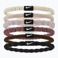 Ластици за коса Nike Flex Hair Tie 6 бр. sail/lt orewood brn/white