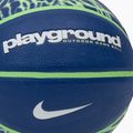 Баскетболна топка Nike Everyday Playground 8P Graphic Deflated deep royal blue/vapor green/white размер 4 3