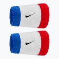 Хавлиени накитници Nike Swoosh Classic Doublewide Wristbands 2 бр. game royal/university red/black