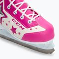Детски кънки CCM Glitter Girl white/pink 7