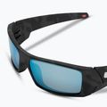 Слънчеви очила Oakley Gascan matte black camo/prizm deep water polarized 5