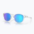 Слънчеви очила Oakley Latch matte clear/prizm sapphire polarized