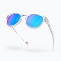 Слънчеви очила Oakley Latch matte clear/prizm sapphire polarized 4