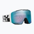 Скиорски очила Oakley Line Miner Pro L black white duality/prizm sapphire/prizm torch