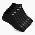 Мъжки чорапи Nike Everyday Plus Cushioned No Show 6 чифта black/white