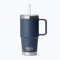 Термо чаша YETI Rambler Straw 739 ml navy