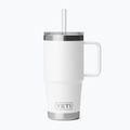 Термо чаша YETI Rambler Straw 739 ml white