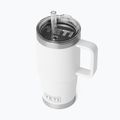 Термо чаша YETI Rambler Straw 739 ml white 3