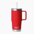 Термо чаша YETI Rambler Straw 739 ml rescue red