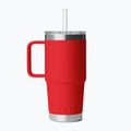 Термо чаша YETI Rambler Straw 739 ml rescue red 2