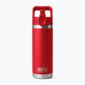 Термо бутилка YETI Rambler C Straw 532 ml rescue red 3