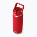 Термо бутилка YETI Rambler Straw 769 ml rescue red 5