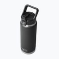 Термо бутилка YETI Rambler Straw 769 ml black 4