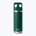 Термо бутилка YETI Rambler C Straw 532 ml black forest green 3