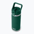 Термо бутилка YETI Rambler C Straw 532 ml black forest green 5