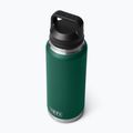 Термо бутилка YETI Rambler Chug 1064 ml black forest green 3