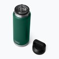 Термо бутилка YETI Rambler Chug 1064 ml black forest green 4