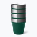 Туристически чаши YETI Shot 48 ml 4 pcs. black forest green 3