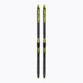 Детски ски за ски бягане Fischer Sprint Crown + Tour Step-In черно-жълти NP63019V