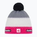Детска зимна шапка Eisbar Stan Pompon SA pink meliert/white/graumele