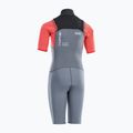 Детски неопренов костюм за сърф ION Capture 2/2 Shorty Back Zip Jr steel blue/red 2