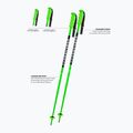 Детски скиорски щеки Komperdell Nationalteam Jr green 2
