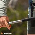 Komperdell FX Lite Ti Vario Compact сребристо-оранжеви походни пръти 4