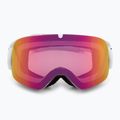 Скиорска маска Red Bull SPECT Rush matt white/red with pink purple mirror 2