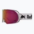 Скиорска маска Red Bull SPECT Rush matt white/red with pink purple mirror 2