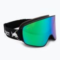 Скиорска маска Red Bull SPECT Rush matt black/brown with green mirror