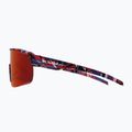 Слънчеви очила Red Bull SPECT Dakota matt blue-burgundy pattern/smoke red-purple mirror 4