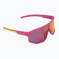 Слънчеви очила Red Bull SPECT Dash neon pink/smoke with pink-yellow mirror