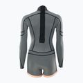 Дамски неопренов костюм за плуване ION Amaze Shorty 2.0 Back Zip black flowers 4