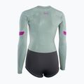 Дамски неопренов костюм за плуване ION Amaze Hot Shorty 1.5 Front Zip light olive 3