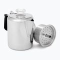 GSI Outdoors Ледник от неръждаема стомана 3 чаши Perc W / Силиконова дръжка полиран туризъм кафе