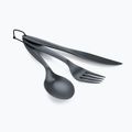 GSI Outdoors Комплект прибори за хранене с пръстен сив 70505