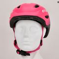 Детска велосипедна каска Giro Scamp Integrated MIPS матово розово лилаво избледняване 8