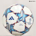 adidas UCL Junior 290 League football 23/24 white/silver metallic/bright cyan size 4 5