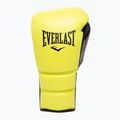 Боксови ръкавици Everlast Powerlock 2 Laced Pro Training neon yellow 8