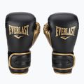 Everlast Powerlock 2 черни/златни боксови ръкавици 2