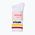 Дамски чорапи IMPALA Stripe 3 чифта бели 2